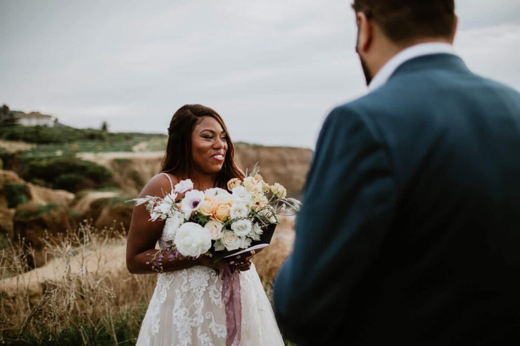 California elopement hair